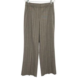 White House Black Market Luna Wide Leg Pinstripe Trousers Pants New